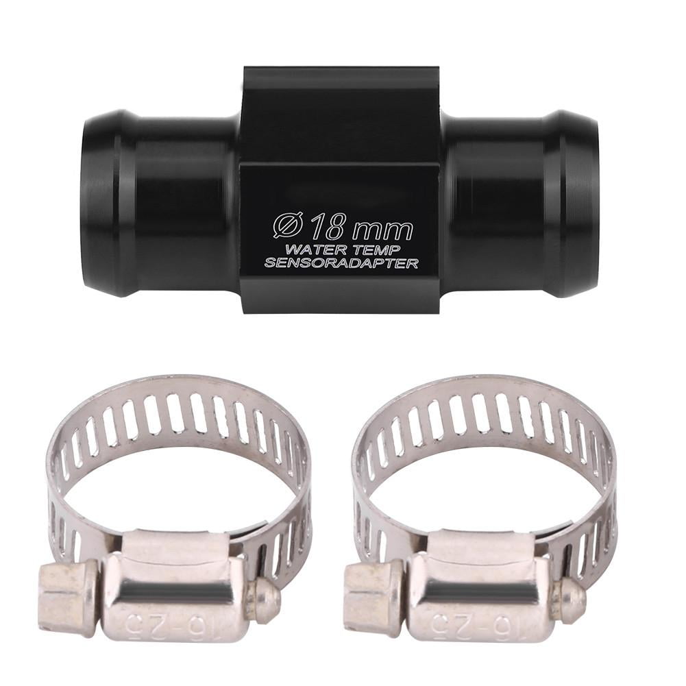 VGEBY1 Car Motorcycle Water Temp Joint Universal Fit Metal Pipe Hose Temperature Sensor Gauge Radiator Hose Adapter with Clamps 26mm-40mm